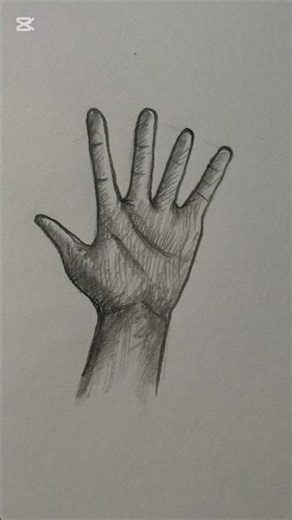 How I draw hand Easy method #drawing #tutorial #howtodraw #art #shorts