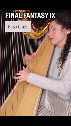 My favorite FF winter song, "Esto Gaza" ❄️⛄️🤍 #FinalFantasy #FF #FF9 #FFIX #FinalFantasy9 #FinalFantasyIX #SquareEnix #Squaresoft #Nintendo #NintendoSwitch #Playstation #PS1 #NobuoUematsu #植松伸夫 #Harp #Harpist #HarpistsofInstagram #VideoGameMusic #RetroGaming #RelaxingMusic #ファイナルファンタジー | Harpsibored