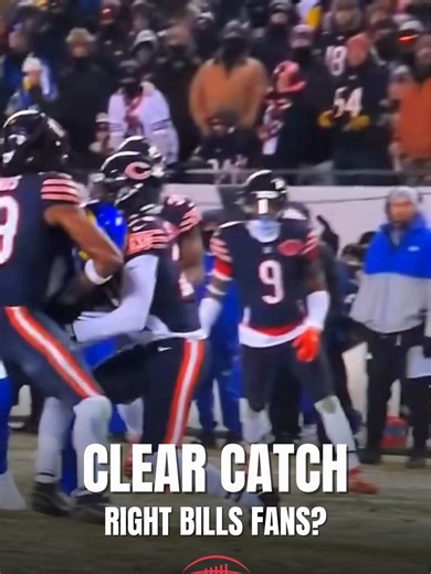 “Clear catch.” Then the ball gets ripped out. Same weekend, Bills got the opposite call. Explain that. #NFLTalk #FootballTok #DavanteAdams #RamsBears #NFLReplay