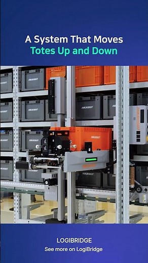 STRP Tote Automation System | Multi-Level Warehouse Robotics with Horizontal and Vertical Flow