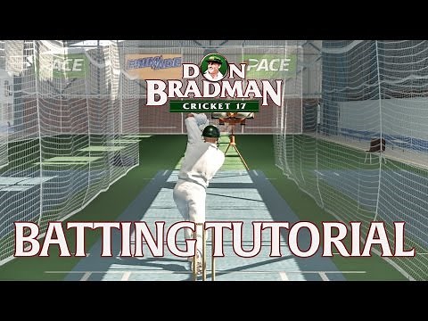 DON BRADMAN CRICKET 17 | BATTING TUTORIAL