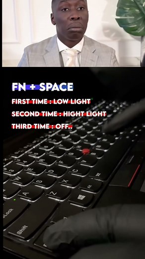 Lenovo keyboard backlight tricks #computer #tricks #asmr #gaming