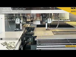 CNC drilling machine with t-nut insertion function - NCR 1200 TNUT