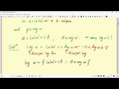 Lec 13 - Complex logarithms, isolated singularities (Purdue University)