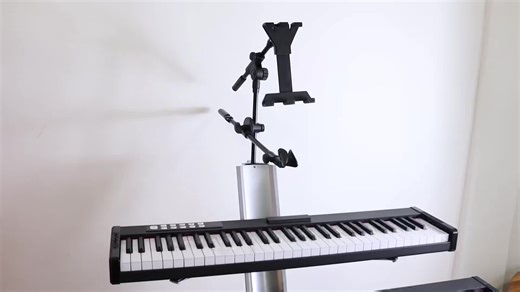 Adjustable Keyboard Stand Disassembly Double Deck Style Digital Piano Stand for 61 88 Keys