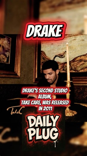 Drake's second studio album, Take Care, was released in 2011 #drake #takecare