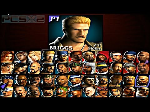 All Character Def Jam Vendetta + Save Data 100% PCSX2 Emulator Android Ios Pc