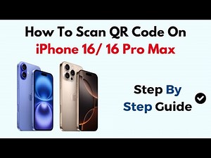 How To Scan QR Code On iPhone 16/ 16 Pro Max