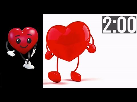 2 Minute Countdown Timer with Music | Heart Dancing Timer