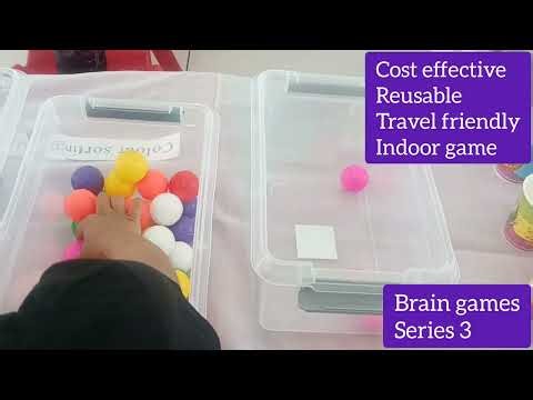 Fun Kids Sorting Balls Activity for Early Learning Skills