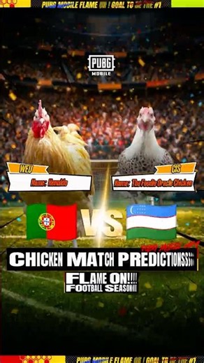 PUBG MOBILE | Predict the Second Football Match with Chicken Predictor!