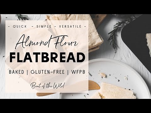 Easy Almond Flour Flatbread (Baked, No Cheese)