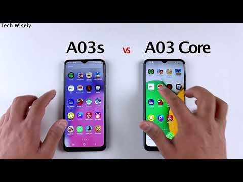 SAMSUNG A03s vs A03 Core SPEED TEST
