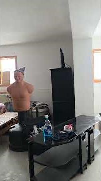 Removing old fluorescent lights, putting up new recessed lights, prep for sheetrock on the ceiling.