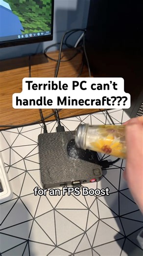 Terrible PC can’t handle Minecraft?? #pc #linux #techtok
