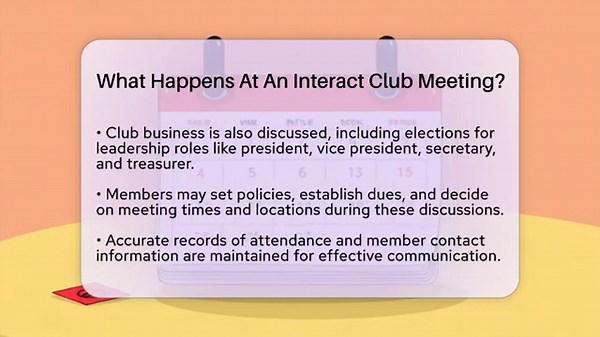 What Happens At An Interact Club Meeting? - High School Toolkit