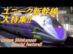 レアなユニーク新幹線大特集! 500系キティ・E3系とれいゆつばさ… Unique Shinkansen special feature!!