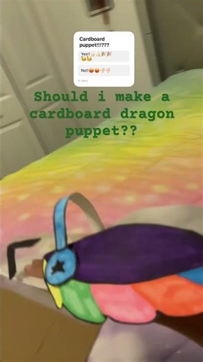 Should i make a cardboard puppet???!!!