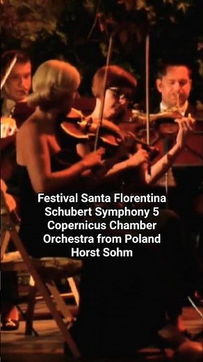 Schubert Symphony 5: Copernicus Chamber Orchestra #horstsohm #music #classicalmusic #shorts #live