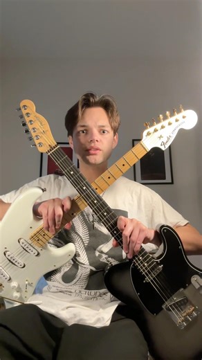 Strat vs tele #guitar #guitarist