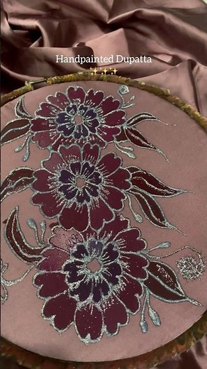 Easy ways to paint on silk fabric using gutta cone