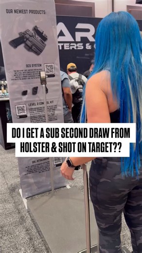 Tracy Lee (tracyguns) on Instagram: "I dropped by the @daraholsters booth during shot show and grabbed this time on their draw stand challenge using their level 2 holster, @shadowsystemscorp DR920 with @coolfiretrainer, @laserammo target system and I think a @trijicon SRO.. would you have beat my time?? Pants: @howitzerclothing Shot show Caesar’s forum cool fire trainer shadow systems corp laser ammo Dara holsters draw challenge howitzer clothing"