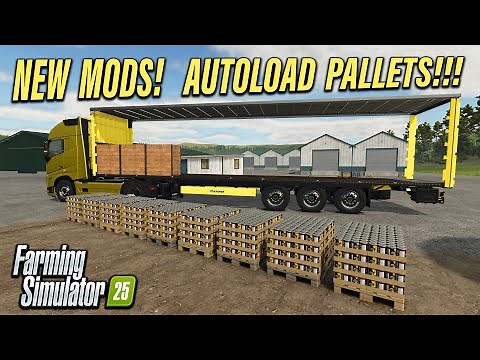 AUTOLOAD YOUR PALLETS!!! NEW MODS! ON FARMING SIMULATOR 25 | PS5 (Review) 13th Mar 25.