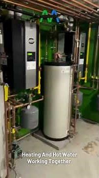 This setup shows how heating and hot water systems work together to keep a home running smoothly.