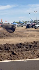 2.9M views · 40K reactions | Last round. Full throttle. No holding back.  Tuff Trucks and Addiction Powersports NW hit the Grandstand at 7pm for their final showdown. The jumps are big, the landings are wild… and sometimes the wheels just can’t hang on.  | Clark County Fair | Facebook