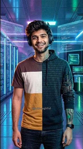 Normal Human vs Programmer #TechHumor #AIReels #TechComedy#viralvideo #Aithoughtful #viral