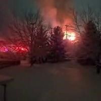 Fire crews battle late-night house fire in Anchorage