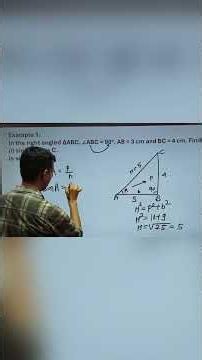 Trigonometry Class 10 in Hindi | Trigonometric Ratios Formula and Questions