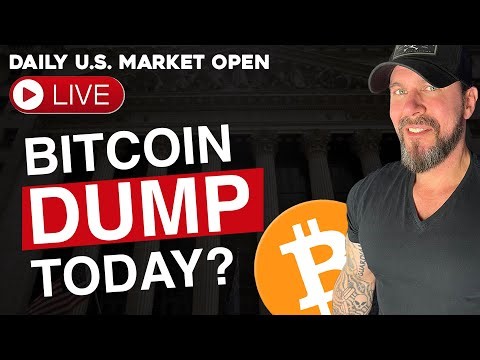 LIVE Bitcoin Trading. BTC to DUMP Today? Trading the US Market Open!