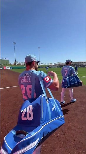 POV: You're Walking Through the Tunnel to the Field With Bobby Witt Jr. and Kyle Isbel #royals #MLB