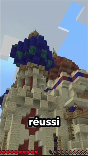 He started on an empty island and built this on Minecraft