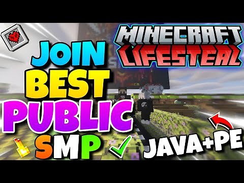 🧿 New Best Lifesteal Public Smp Server For Minecraft 🌍 | Java + PE | 24/7 Online | Free To Join 🗳️