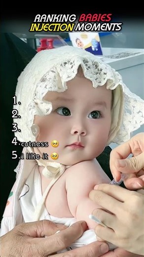 Ranking the Cutest Baby Injection Reactions Ever 😢❤️