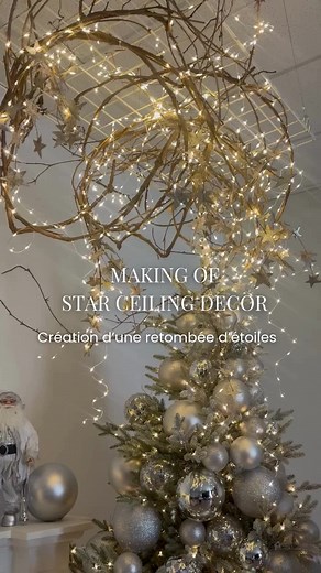 DIY Illuminated Star Ceiling Decor Ideas for the Holidays