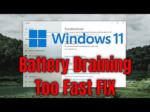 How to Fix Battery Draining Too Fast in Windows 10/11 [Solution]