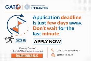 GATE 2023 Registration Ends on Sept 30; Check Exam Date, Steps to Fill Application Form at gate.iitk.ac.in