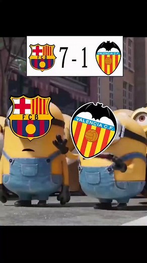 3.8K views · 12K reactions | Barcelona vs Valencia | After the 7-1 Last Time, What Will Happen Tonight?! #football #barcelona #laliga | Nimoo Animations | Facebook