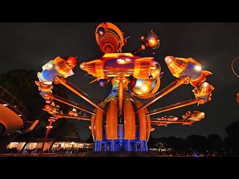 Astro Orbitor - Disneyland Ride at Night [4K60 POV]
