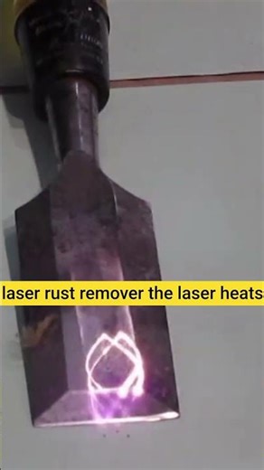 This Laser Instantly Removes Rust From Steel