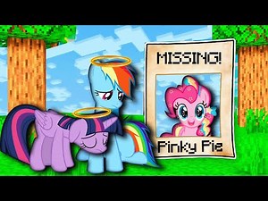 Angel My Little Pony Find Pinkie Pie in Minecraft
