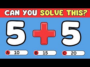 Can You Pass This Maths Quiz...? ➕🧠➖🧠✖️ | Addition, Subtraction and Multiplication| Quiz Poppins|