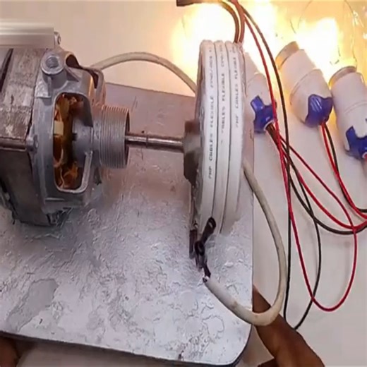11K views · 122 reactions | Free energy 250v electricity 220000w energy generator use magnetic power copper wire #viral #motor #eletric #generator #technology #freeelectricity | Deep side | Facebook
