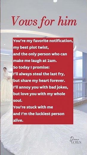 Marriage Vows Example | Standard Wedding Vows, Classic Wedding Vows & Bride Vows