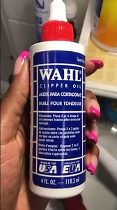 Using Wahl Clipper Oil (on Wahl Products)