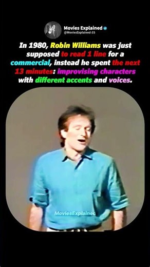 When Robin Williams Refused To Say 1 Scripted Line 😅😂
