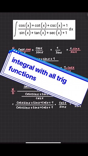 all trig functions in the same integral From Mit integration bee 2024 #guc #giu #maths #integration #auc #ثانوية_عامة #رياضيات #bue #msa #must #miu #aast #igsce_students #edexcel #mathtrick